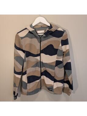 Abercrombie & Fitch Kids Fleece Hooded Jacket Light Layer Travel - Size 11/12